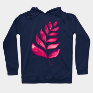 Simple branch - magenta Hoodie